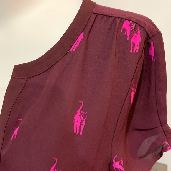 RW&Co Cat Blouse - Picture 2 of 4